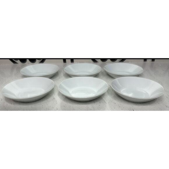 Set of 6 Vintage Savoy White Dessert Bowls by Noritake - Picture 2 of 3